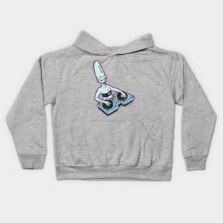 Alien DJ Gal Kids Hoodie